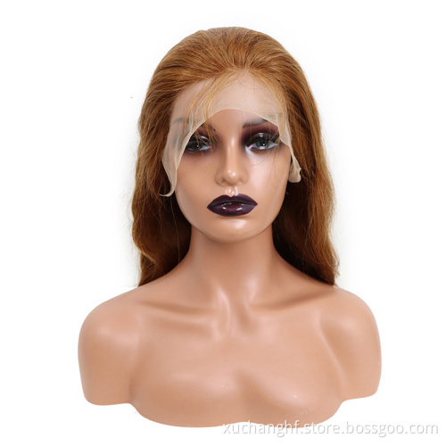 Wholesale Natural Hairline Affordable Wigs Online Brown Human Hair Wigs for black women Ladies For Sale Body Wave With Baby Hair
